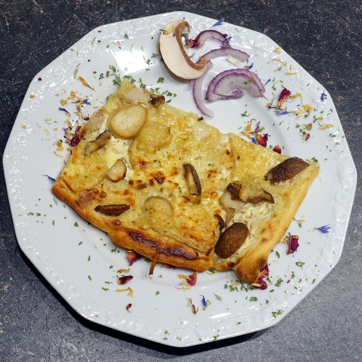 Pilzflammkuchen