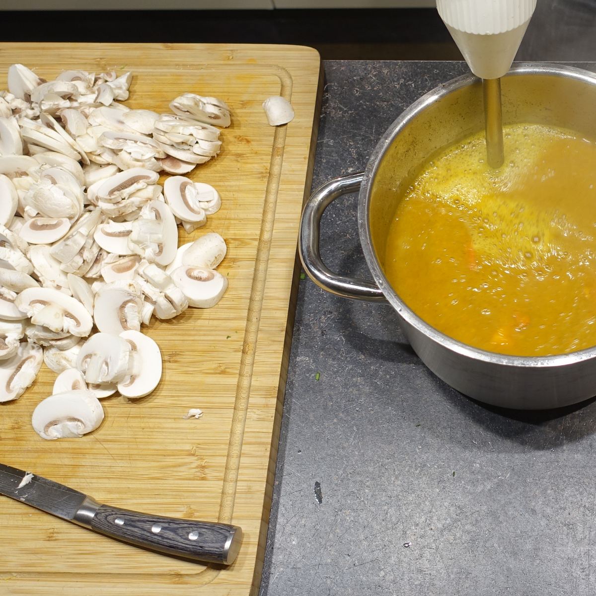 Hokkaido Pilzsuppe