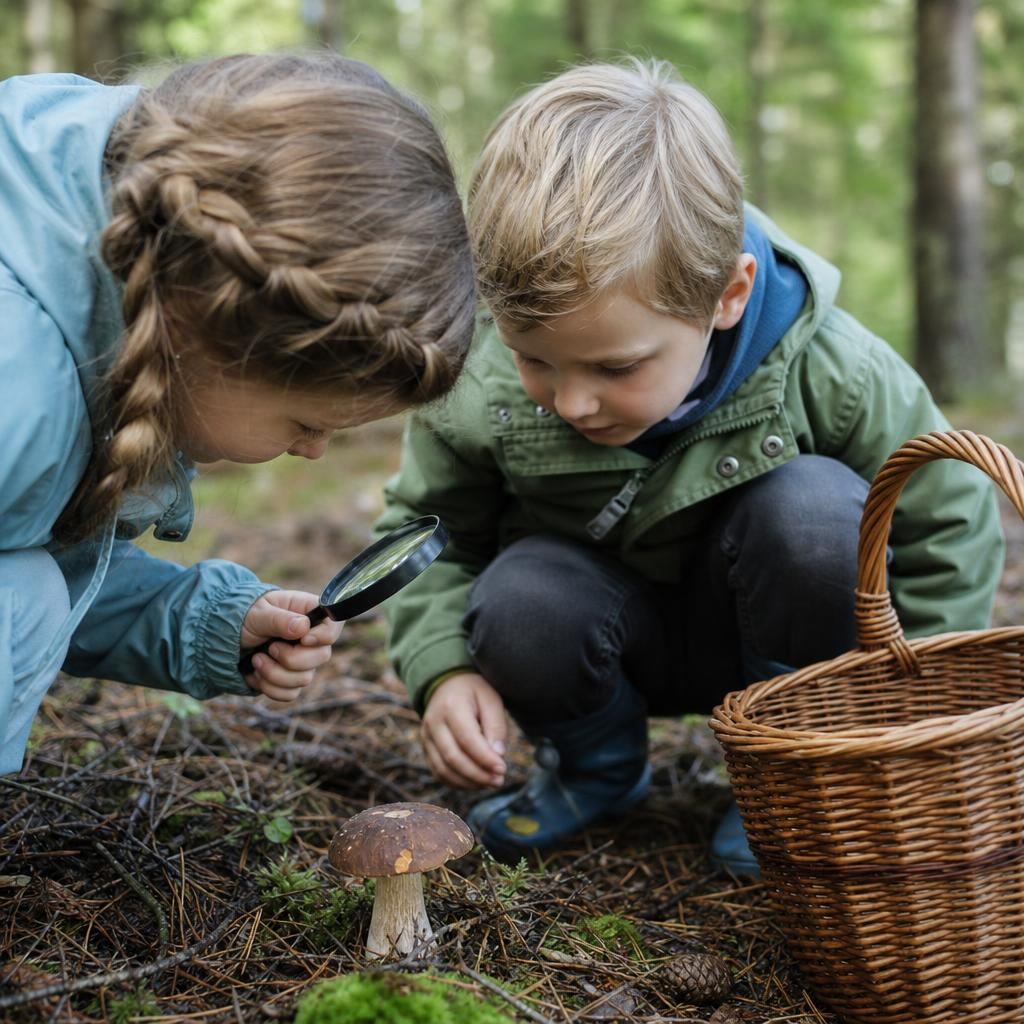 Mit Kindern Pilze sammeln: sicher & lehrreich