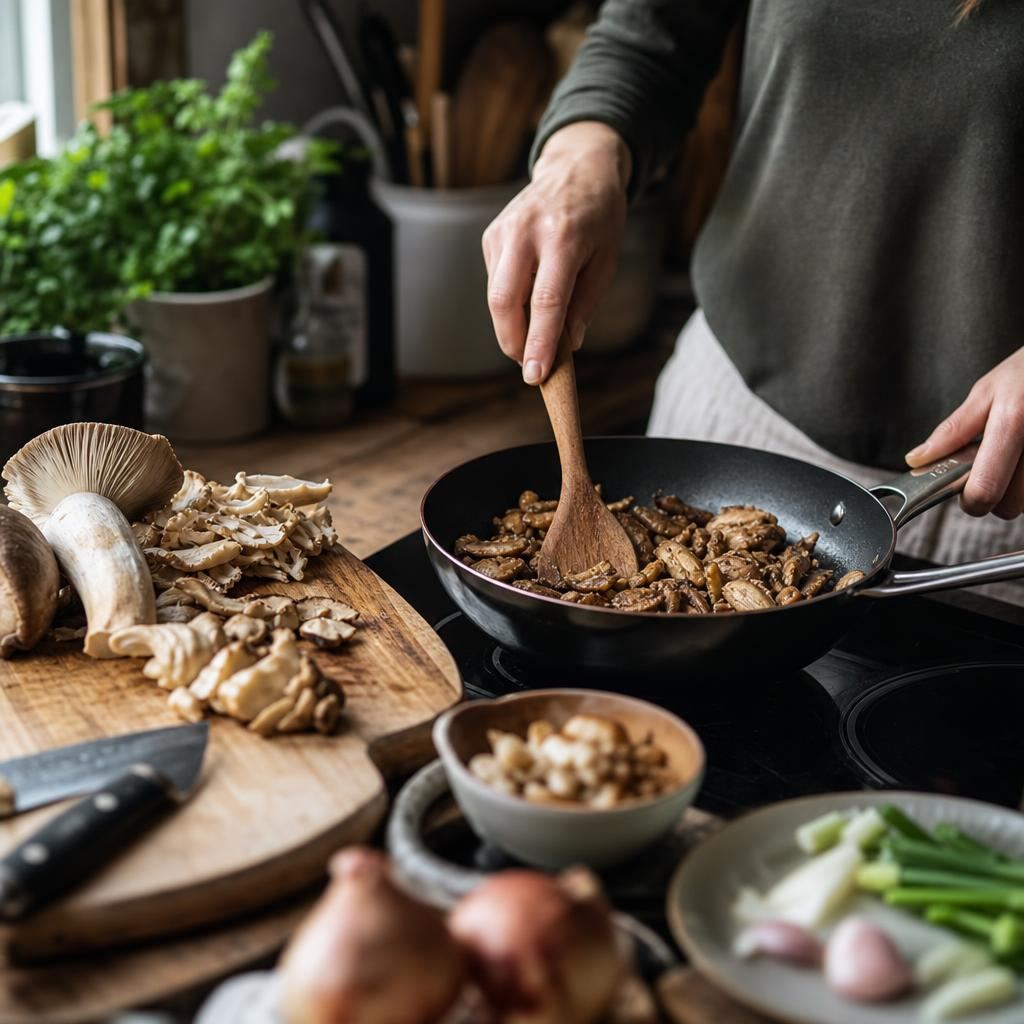 Vegane Fleischalternativen aus Pilzen