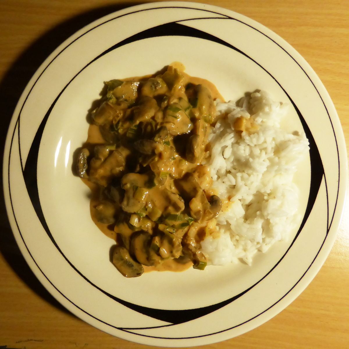 Pilz-Ragout mit Kalbfleisch