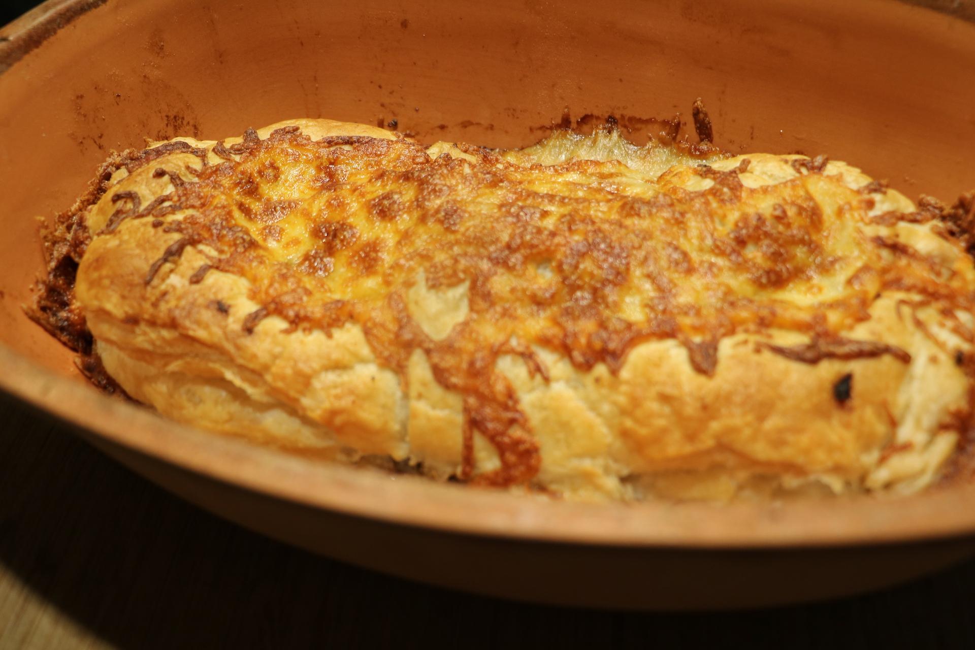 Pastete von Waldpilzen aus dem Römertopf