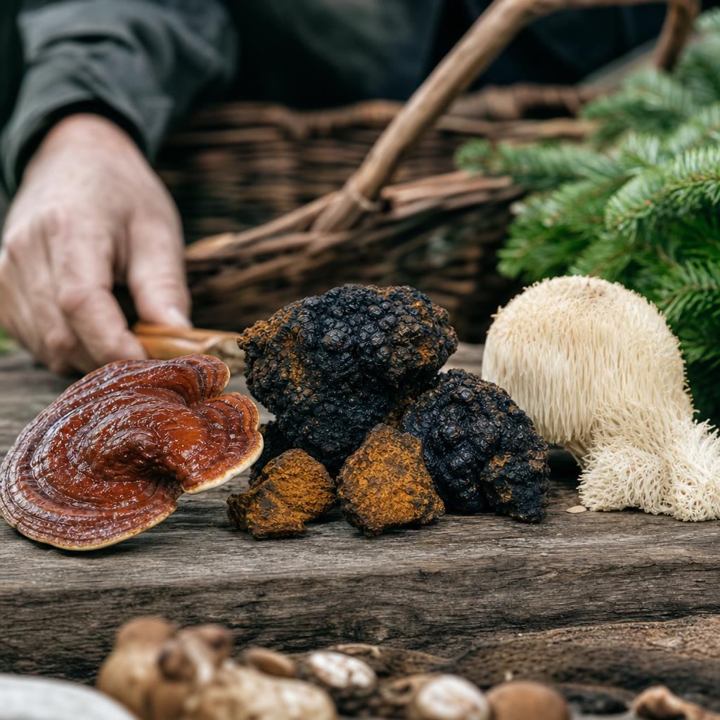Heilpilze im Check: Reishi, Chaga & Löwenmähne